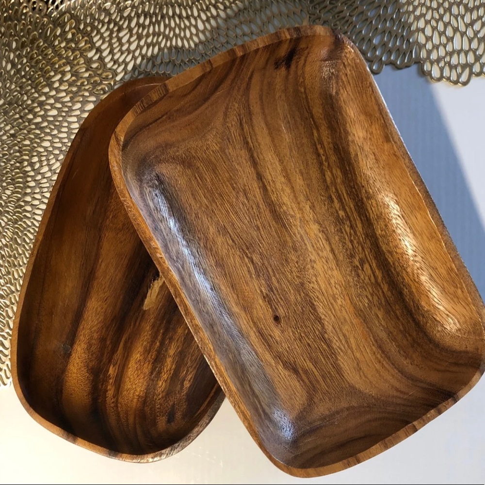 SOLD Vintage Wooden Trays (Thailand)